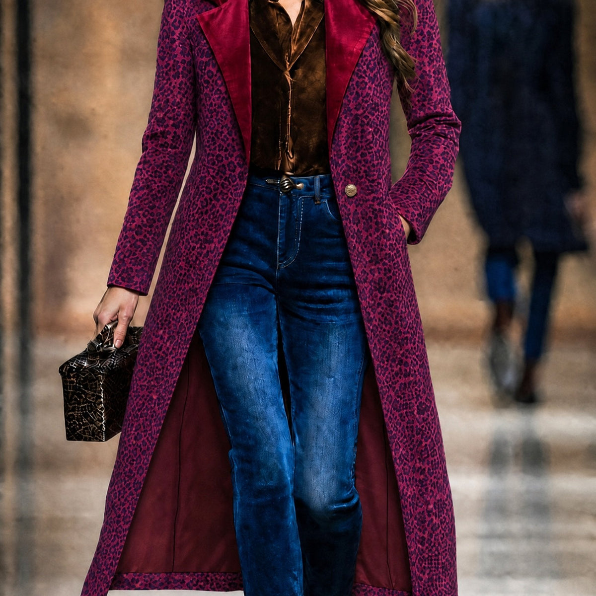 Lavinia | Cappotto Lungo Texturizzato