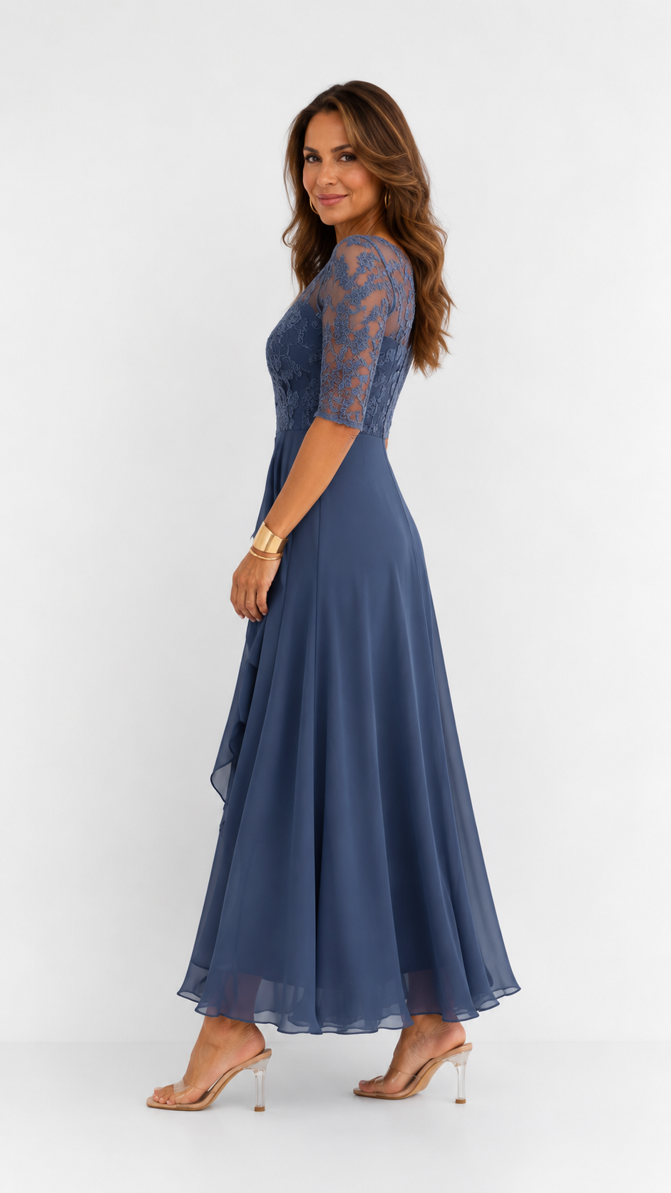 Rhonda | Elegante Abito in Pizzo