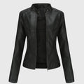 Giorgina™ - Giacca in Pelle Elegante per Donne