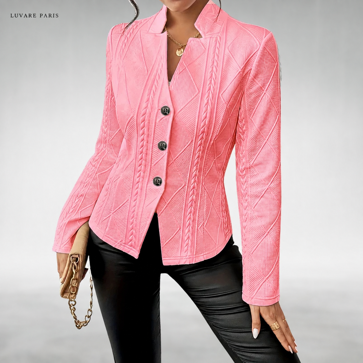 Raya™ Blazer Texturizzato Elegante
