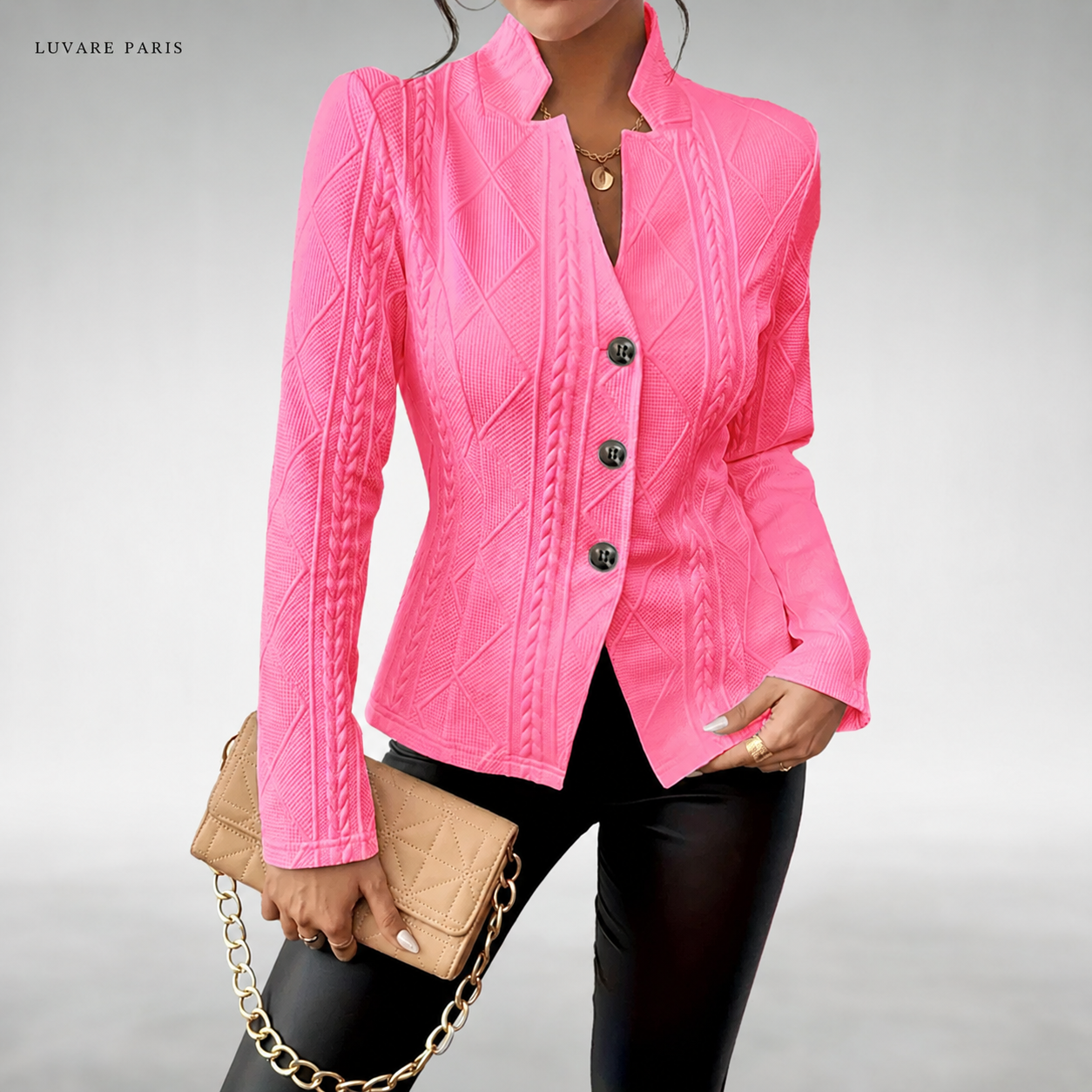 Raya™ Blazer Texturizzato Elegante