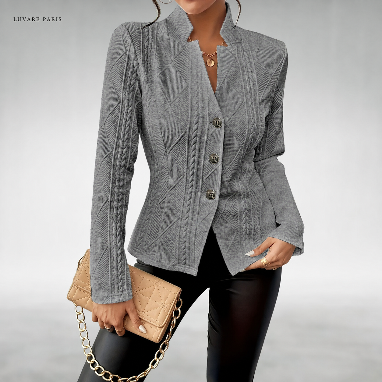 Raya™ Blazer Texturizzato Elegante