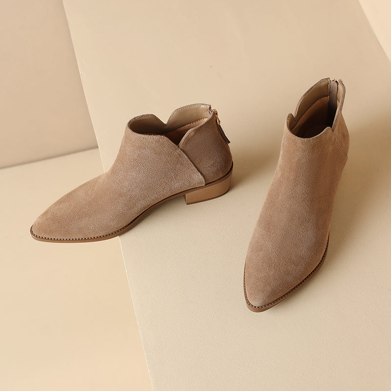 Fausta | Stivali Dritti in Vera Pelle
