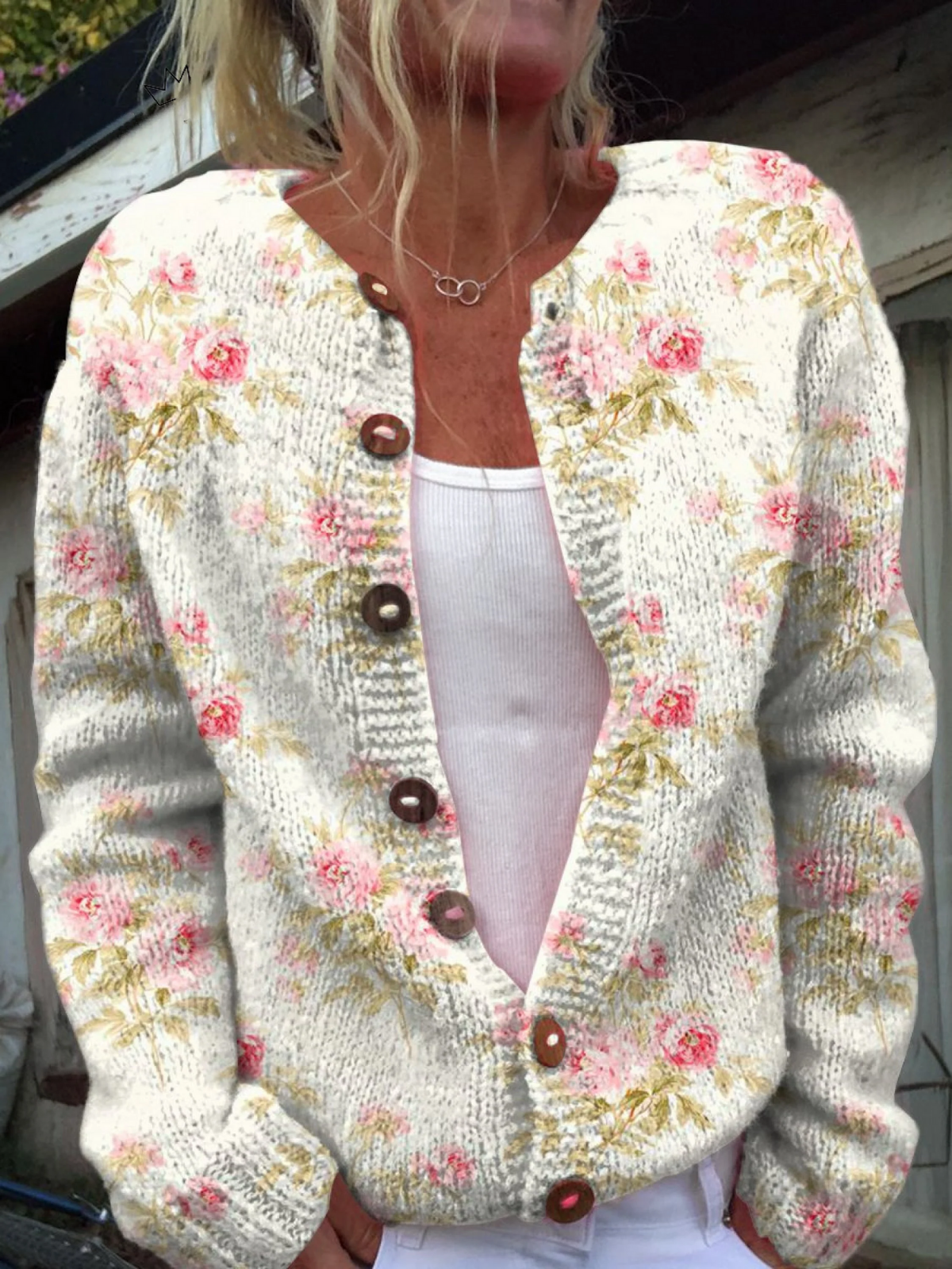 Kerensa | Cardigan Floreale