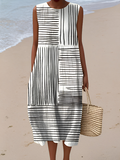 Rina™ Abito Midi Stampato