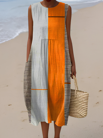 Abito Midi Colorblock May™