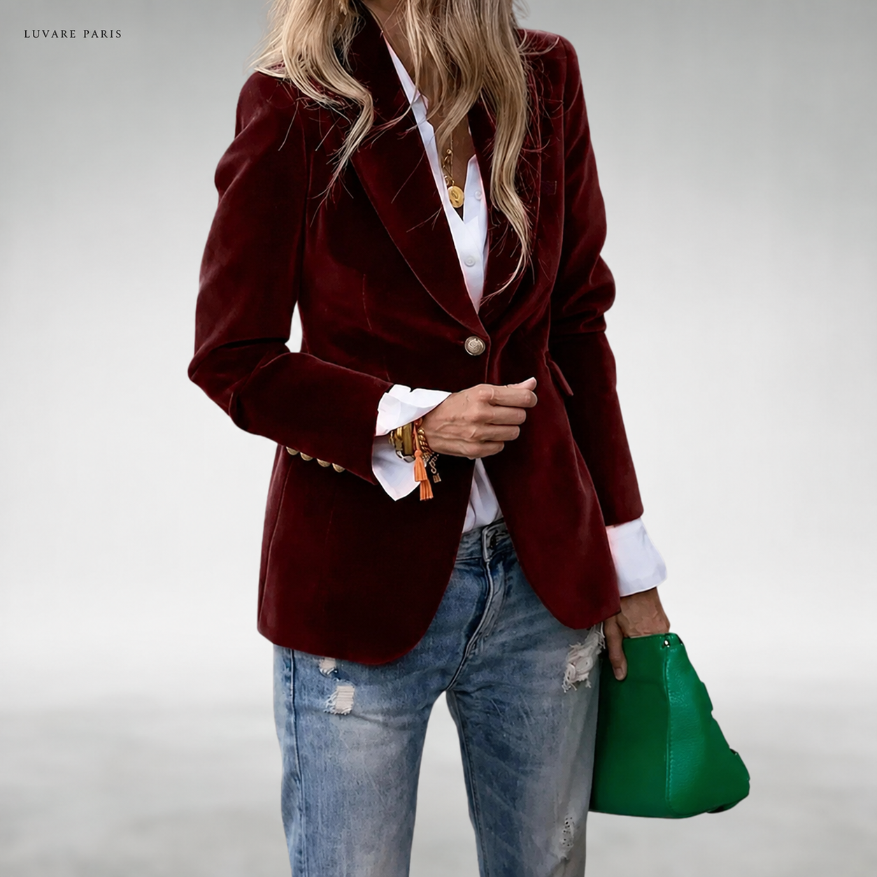 Giacca Elegante in Velluto Victoria™