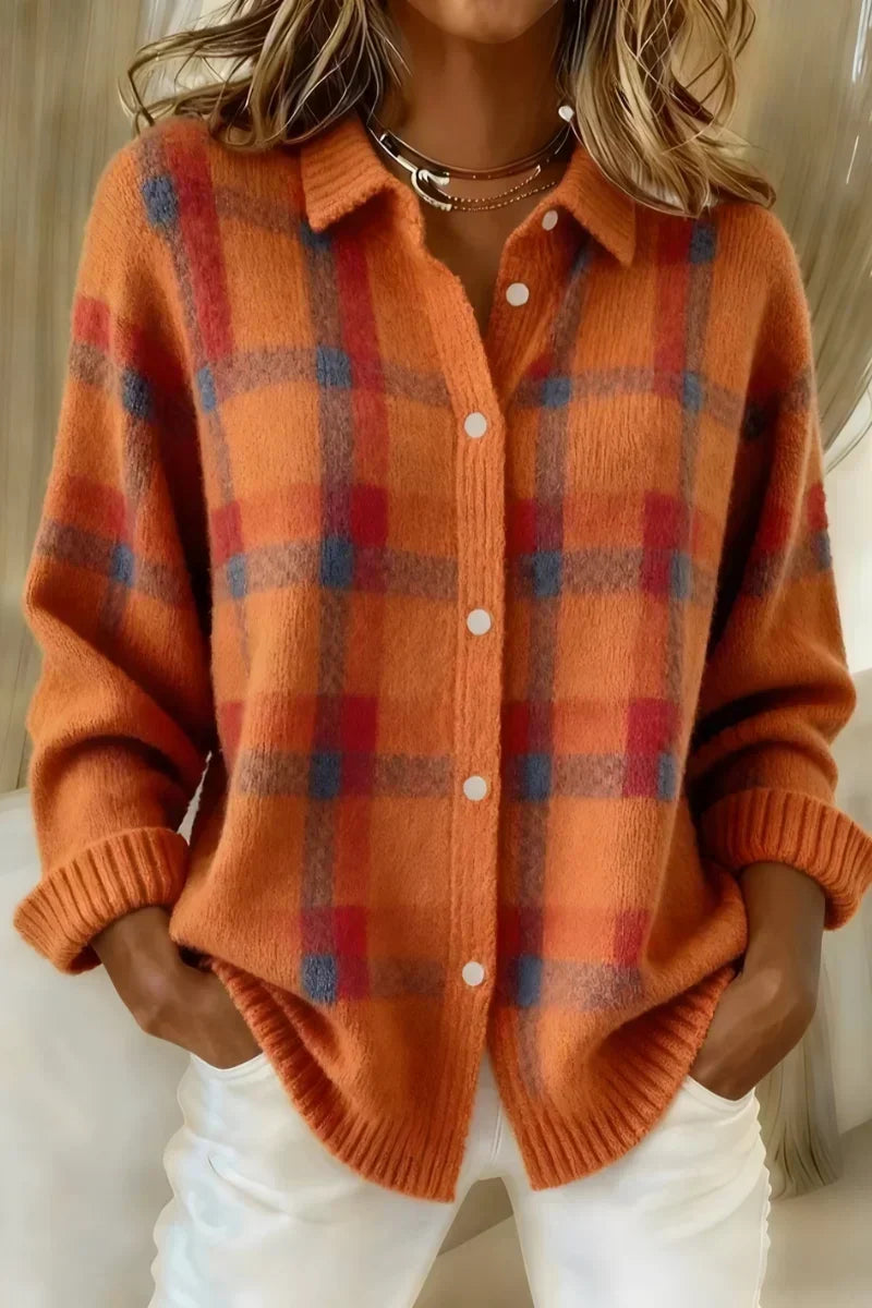 Megan | Gilet a Quadri