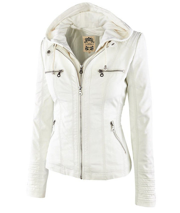 Monica | Giacca Biker Effetto Pelle