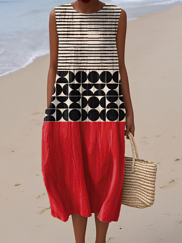 Abito Midi Colorblock Jane™
