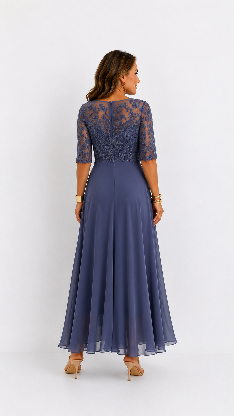 Rhonda | Elegante Abito in Pizzo