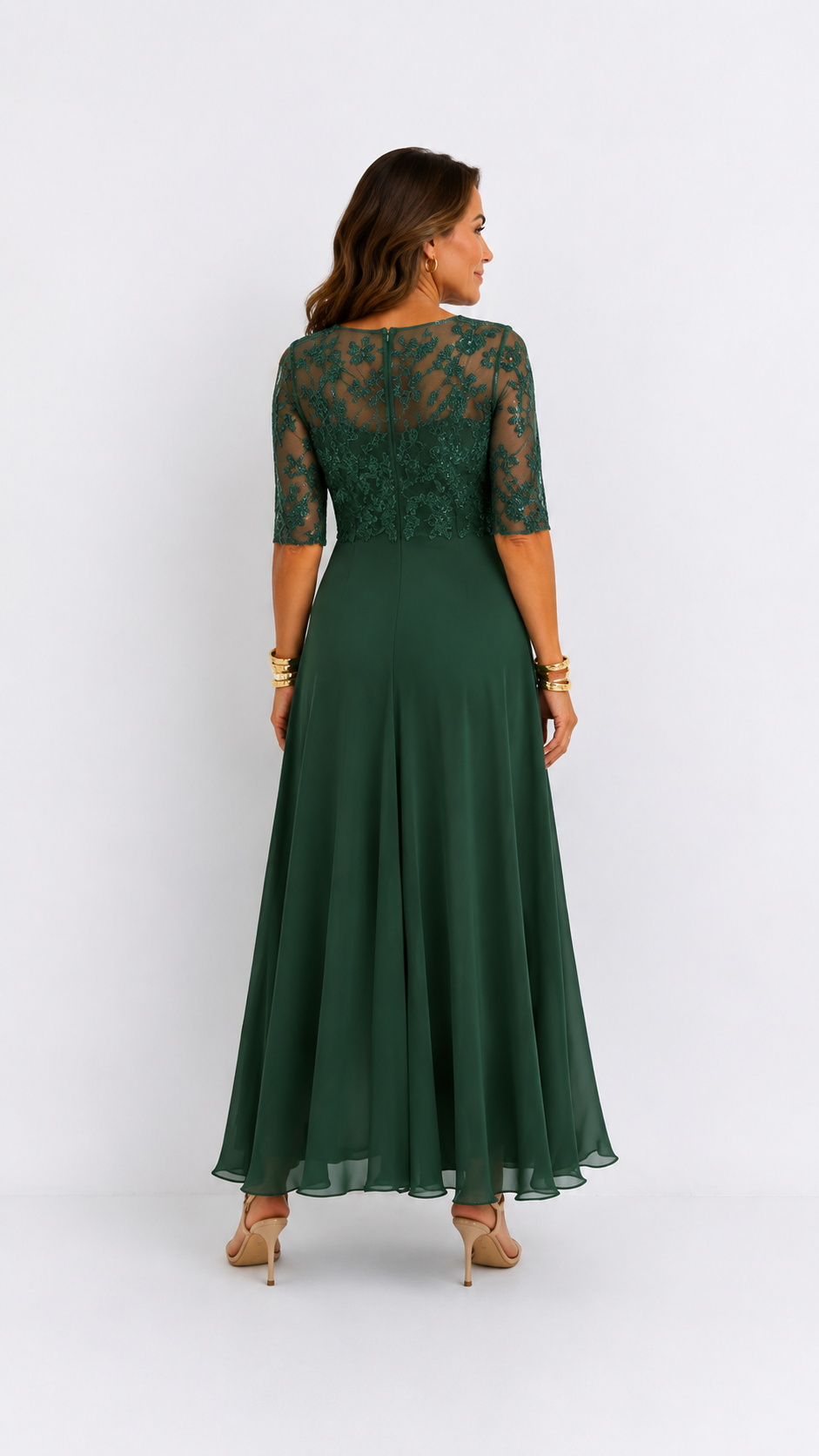 Rhonda | Elegante Abito in Pizzo