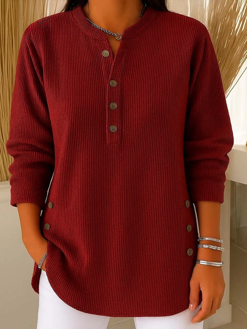 Neva™ | Tunique Henley con Bottoni