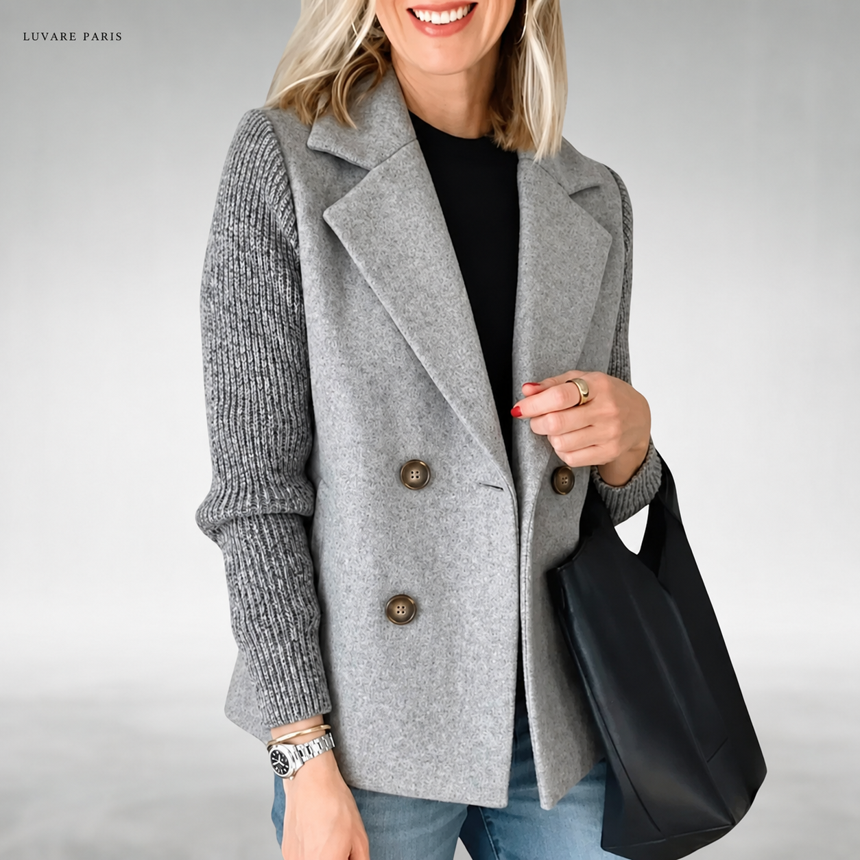 Elise™ Blazer Tricoté