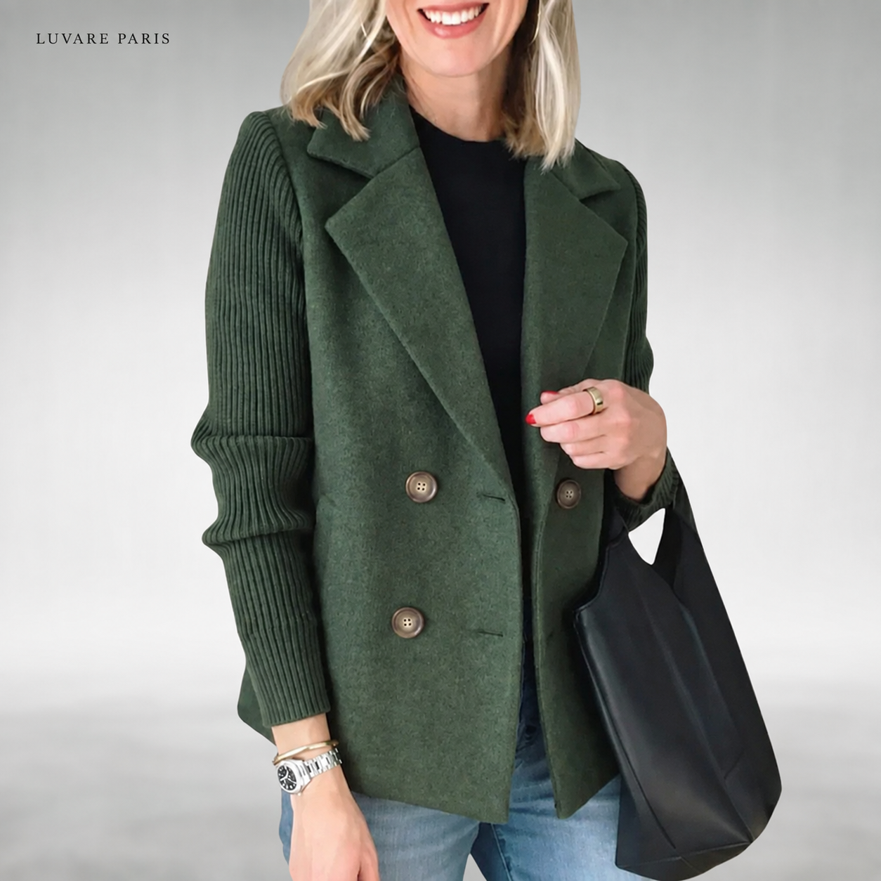 Elise™ Blazer Tricoté