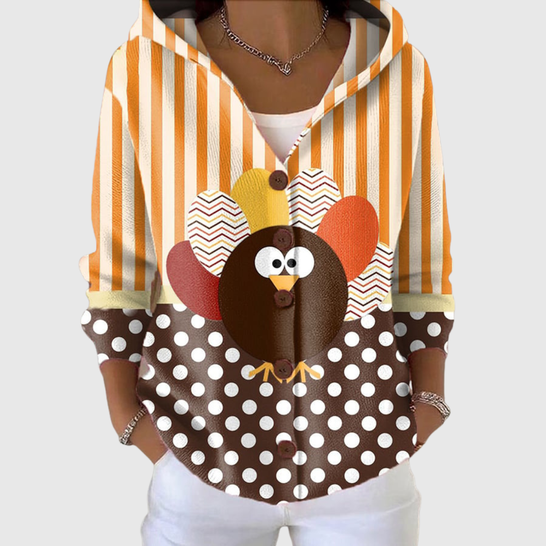 Alba | Giacca in Maglia con Cappuccio