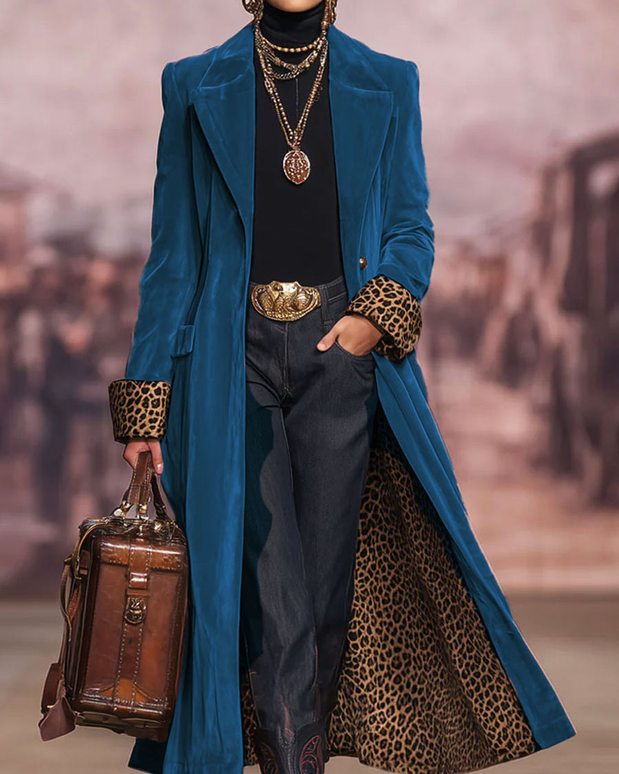Madison | Cappotto Lungo Sartoriale in Velluto
