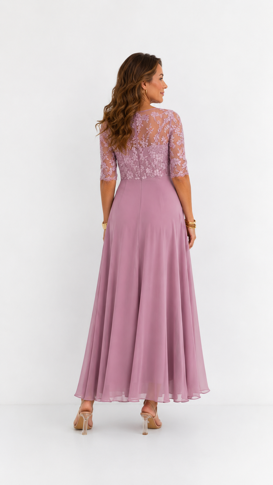 Rhonda | Elegante Abito in Pizzo