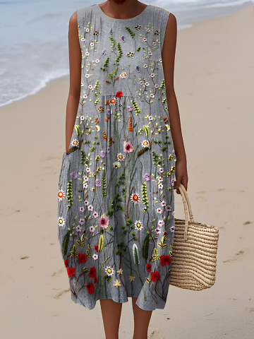 Cara™ Abito Midi Wildflower