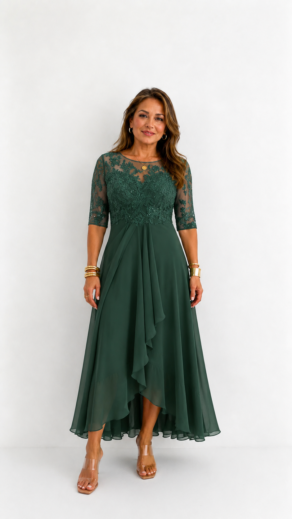 Rhonda | Elegante Abito in Pizzo