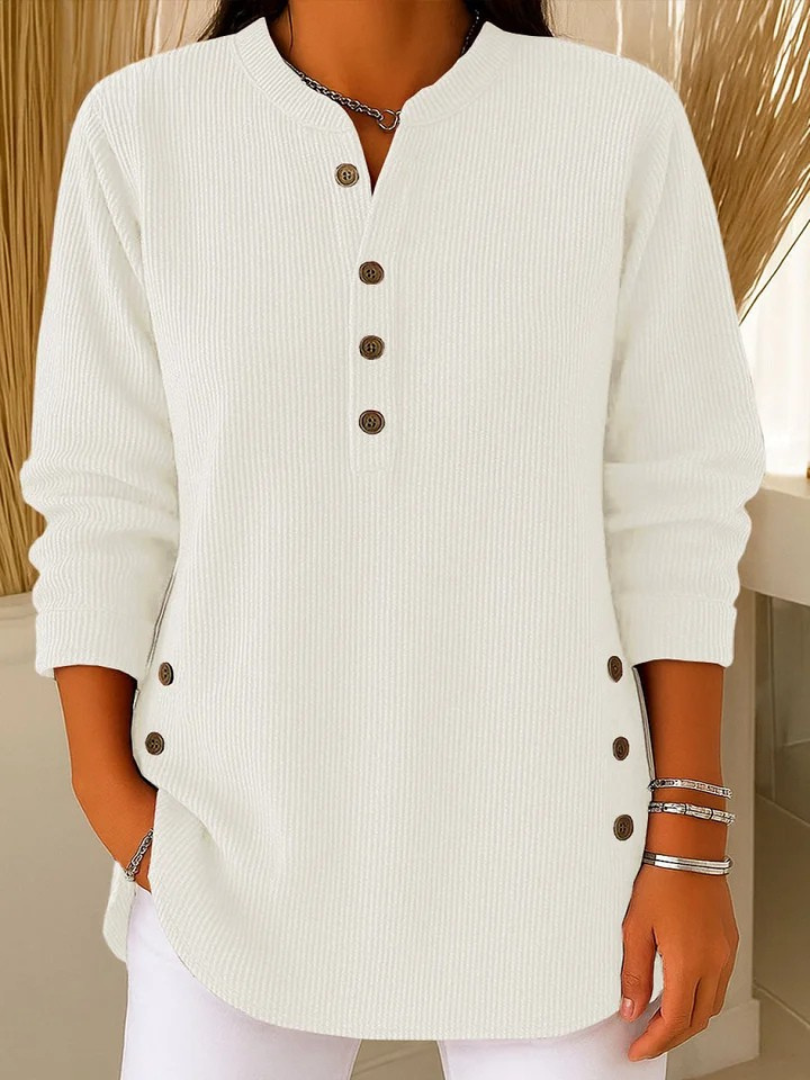 Neva™ | Tunique Henley con Bottoni