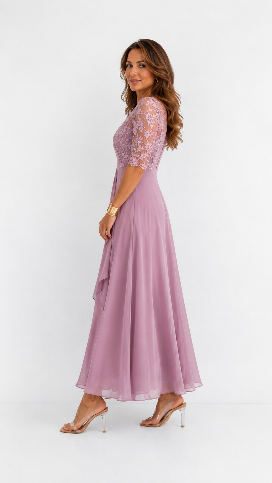 Rhonda | Elegante Abito in Pizzo
