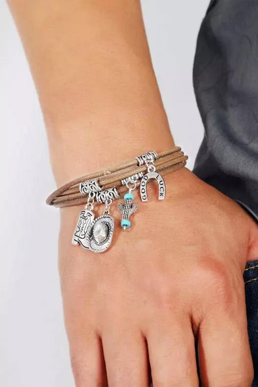 Sereno | Bracciale Multi-Strato Cactus Buona Fortuna