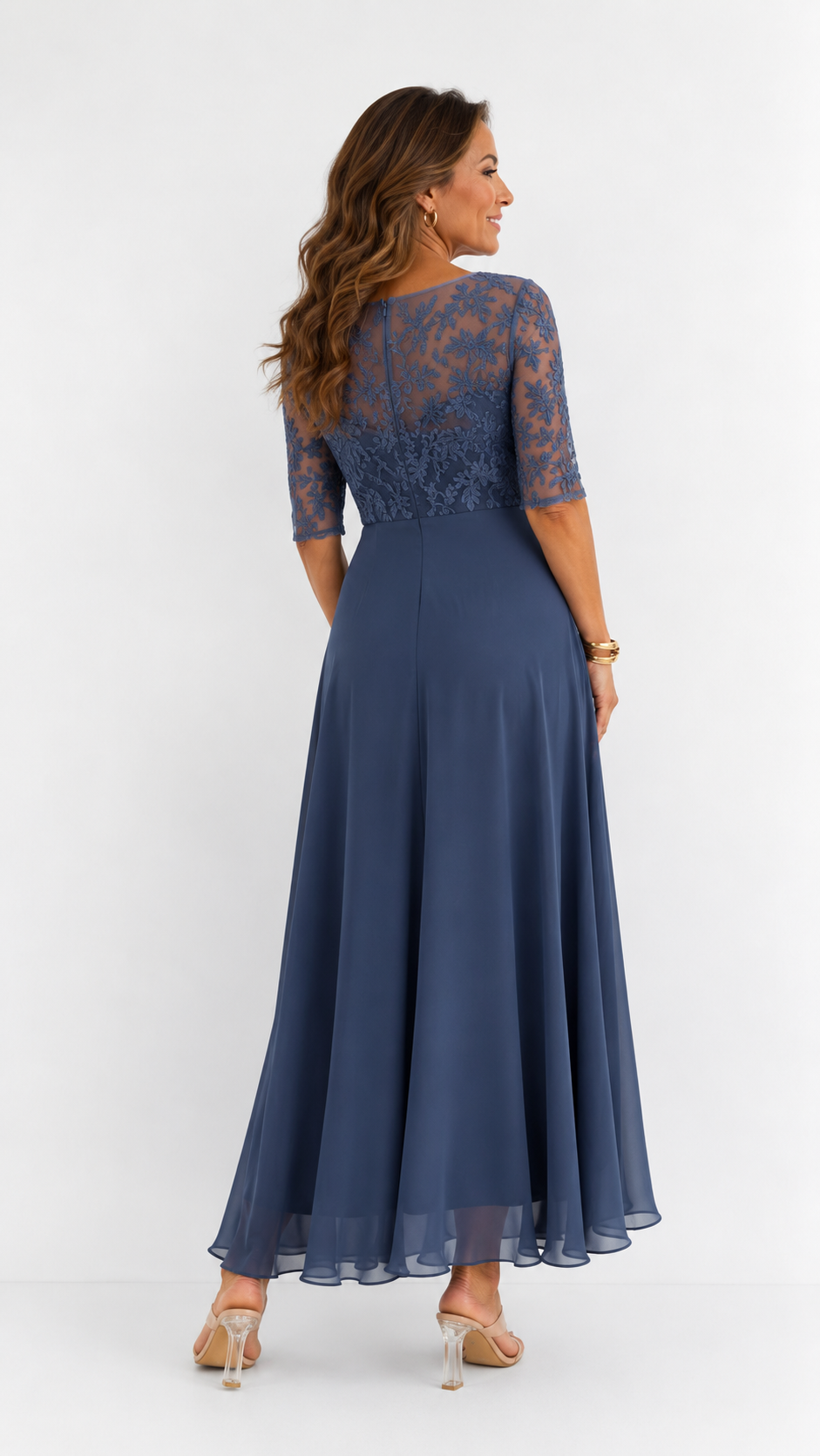 Rhonda | Elegante Abito in Pizzo