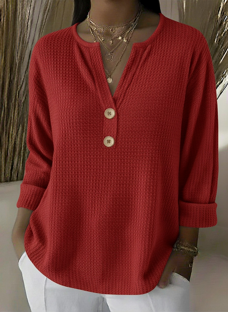 Lucinda™ | Maglia a Collo Bottonato