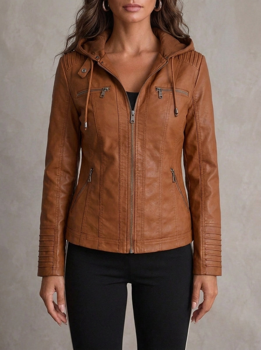 Margherita | Giacca in Pelle Resistente ed Elegante