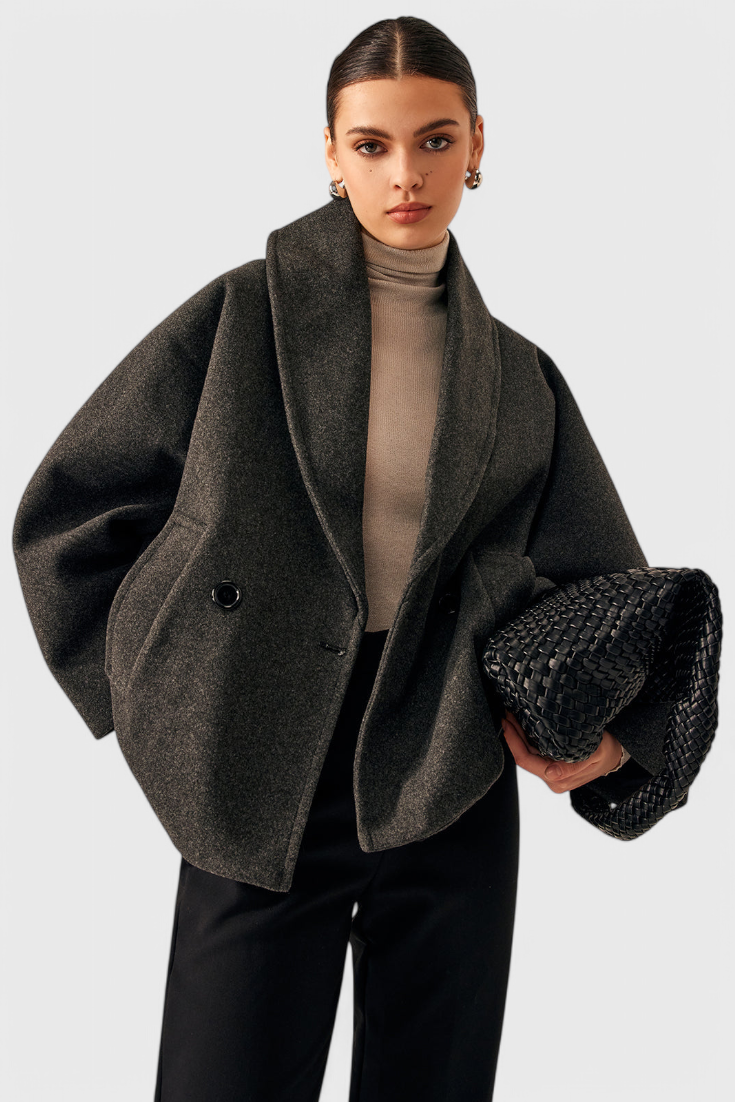 Penelope | Cappotto Oversize con Collo a Scialle