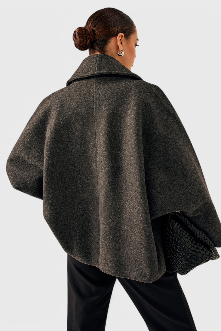 Penelope | Cappotto Oversize con Collo a Scialle