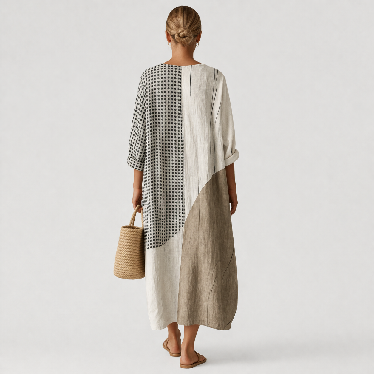 Abito elegante Emma con righe