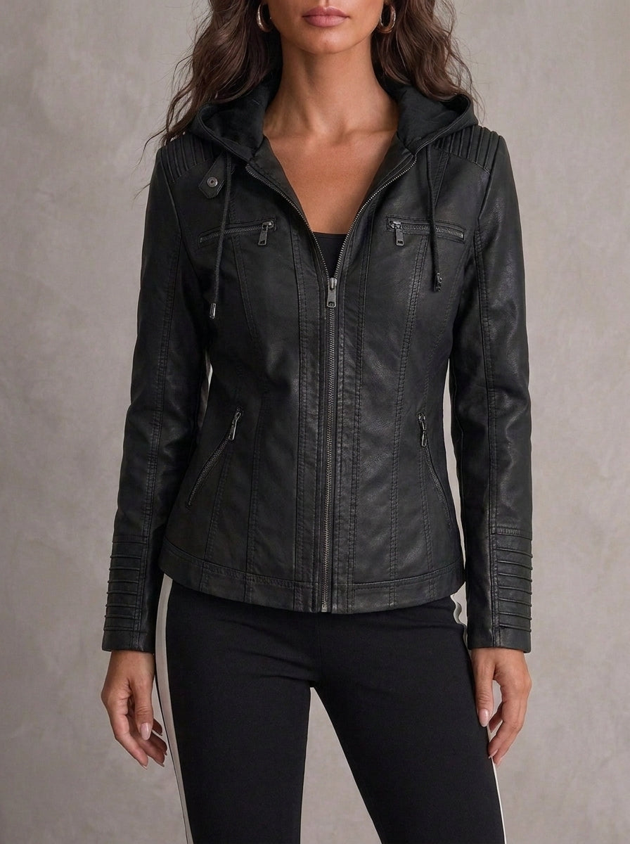 Margherita | Giacca in Pelle Resistente ed Elegante