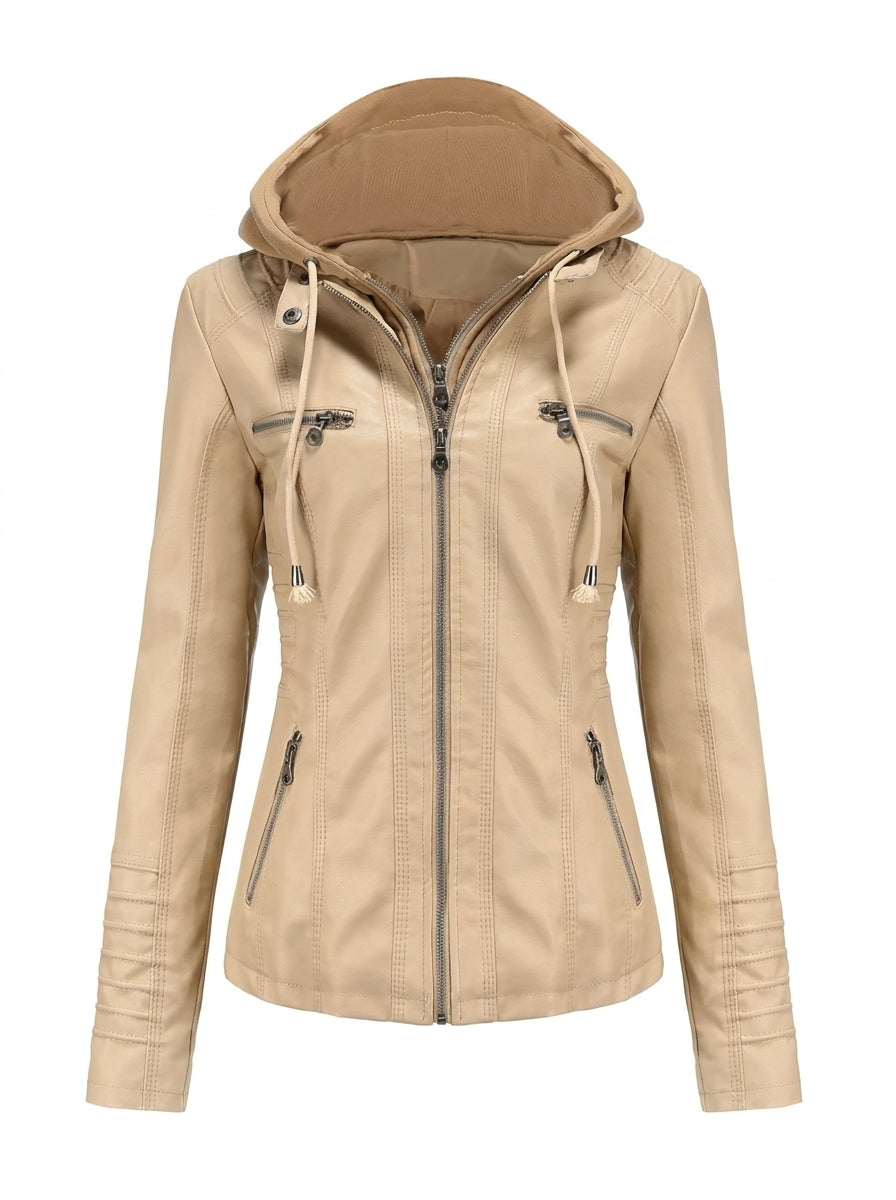 Eleonora | Giacca in Pelle Resistente ed Elegante