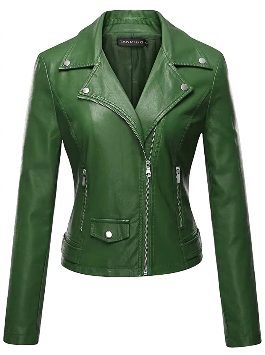 Anna | Giacca in Pelle Resistente ed Elegante