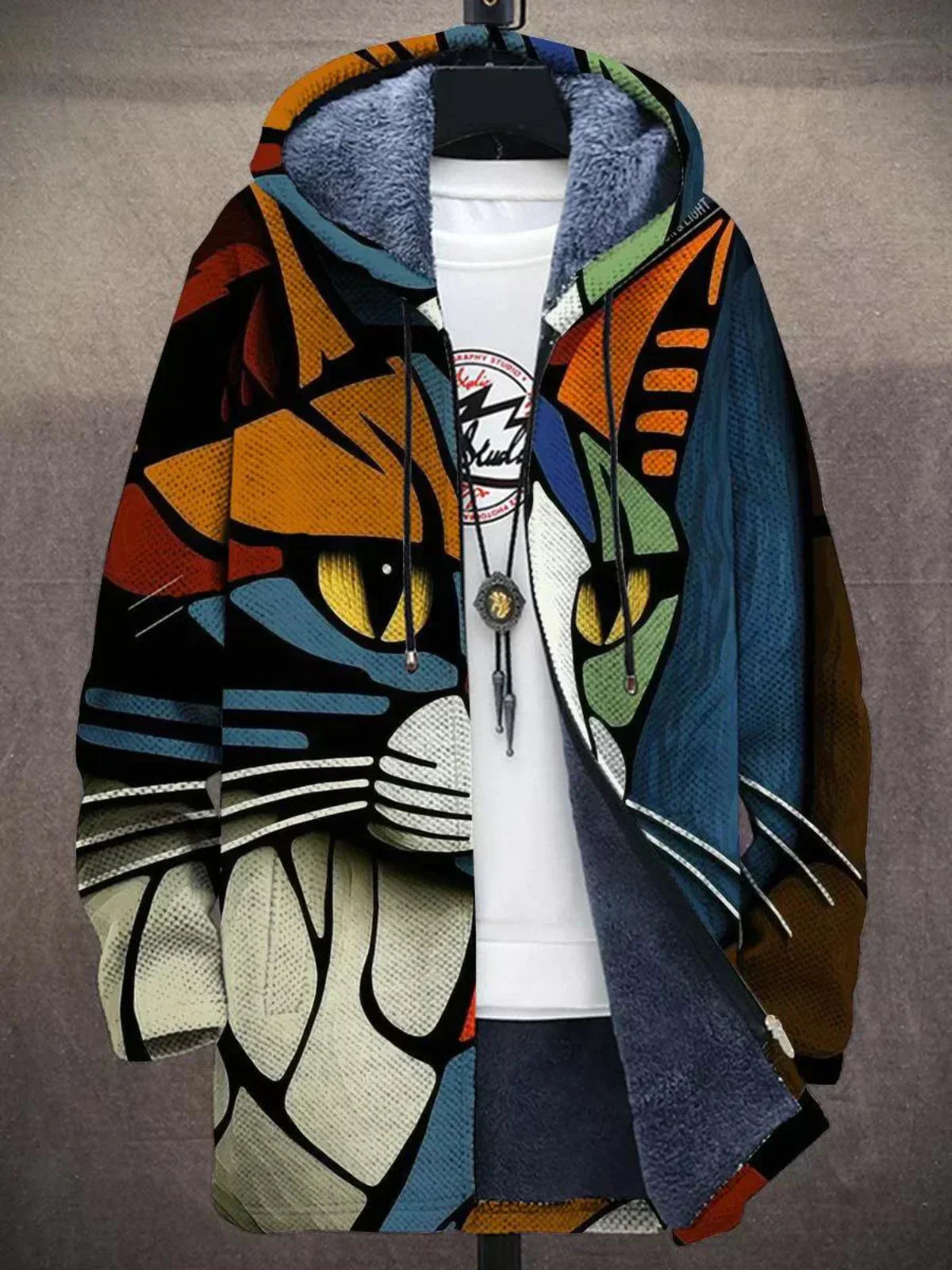 Jindalee™ | Cardigan Lussuoso dall'Ispirazione Artistica