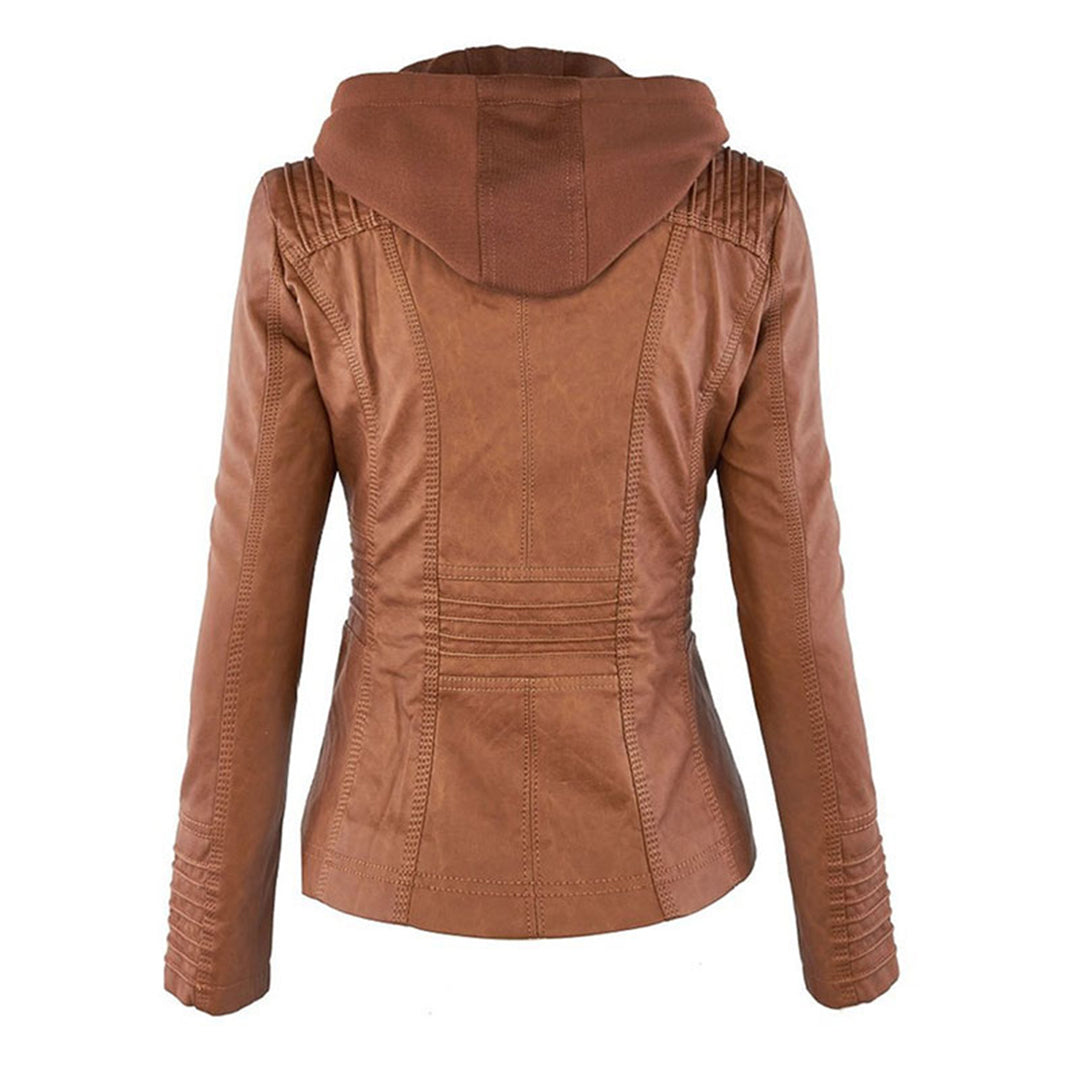 Monica | Giacca Biker Effetto Pelle