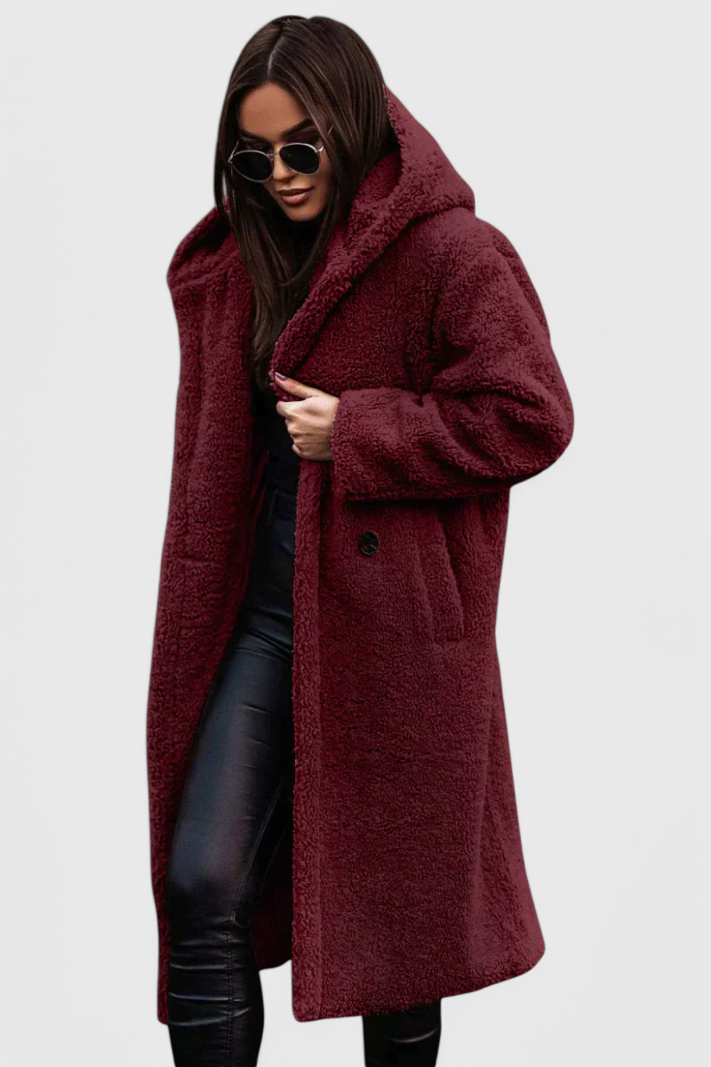 Brielle | Cappotto Longline Rilassato con Cappuccio
