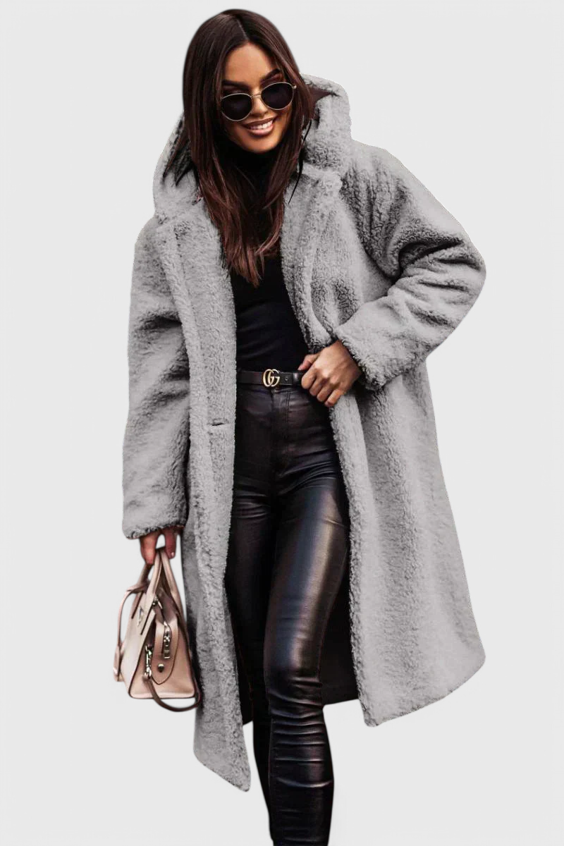 Brielle | Cappotto Longline Rilassato con Cappuccio