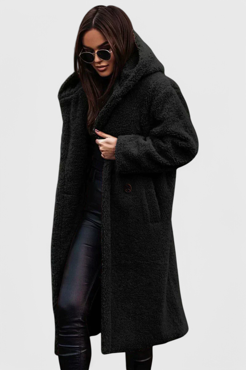 Brielle | Cappotto Longline Rilassato con Cappuccio