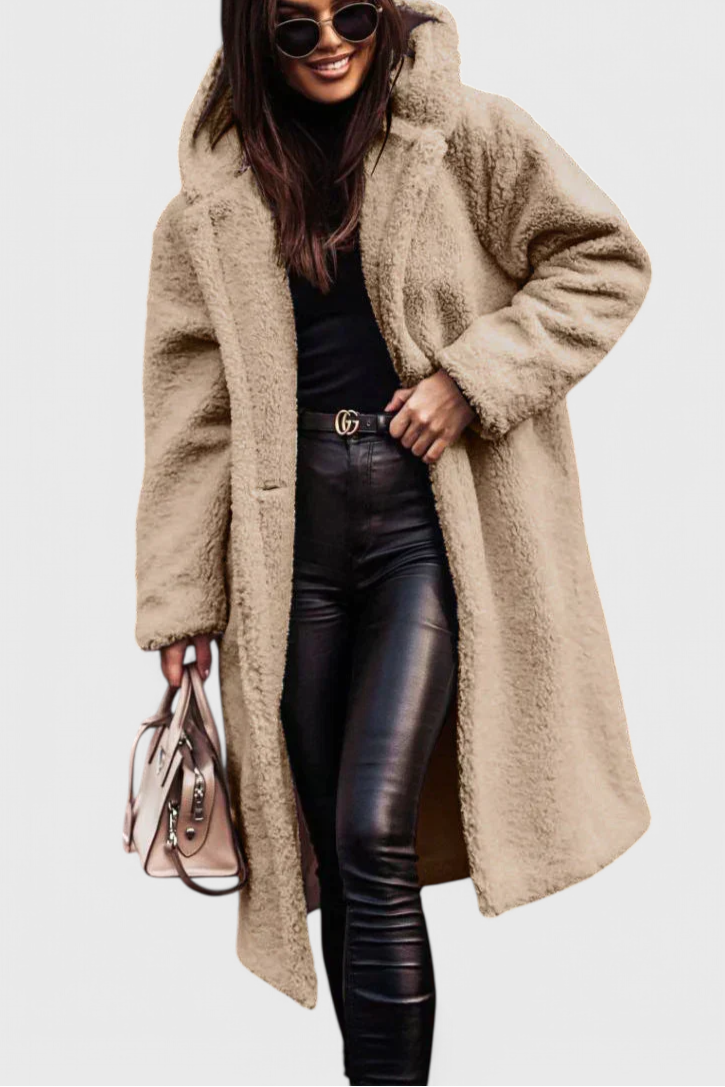 Brielle | Cappotto Longline Rilassato con Cappuccio