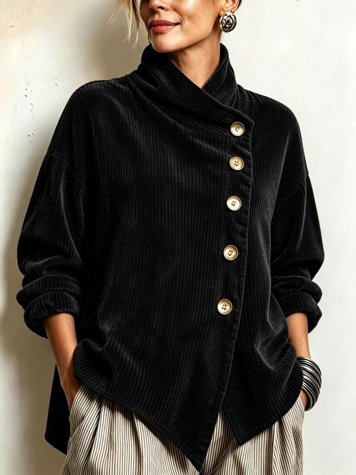 Claudia | Maglione in Velluto a Coste