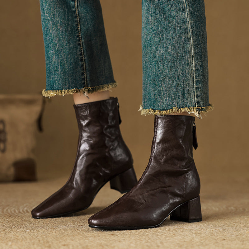 Serafina | Stivaletti in Vera Pelle