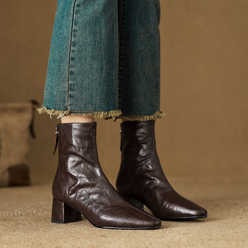 Serafina | Stivaletti in Vera Pelle