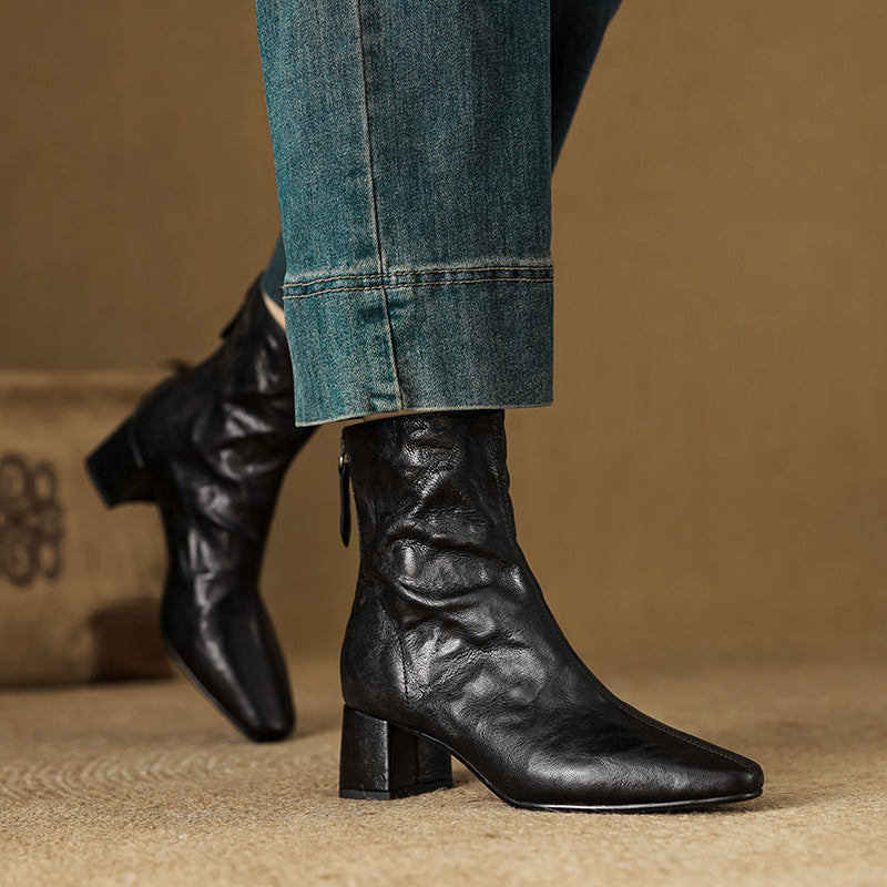 Serafina | Stivaletti in Vera Pelle
