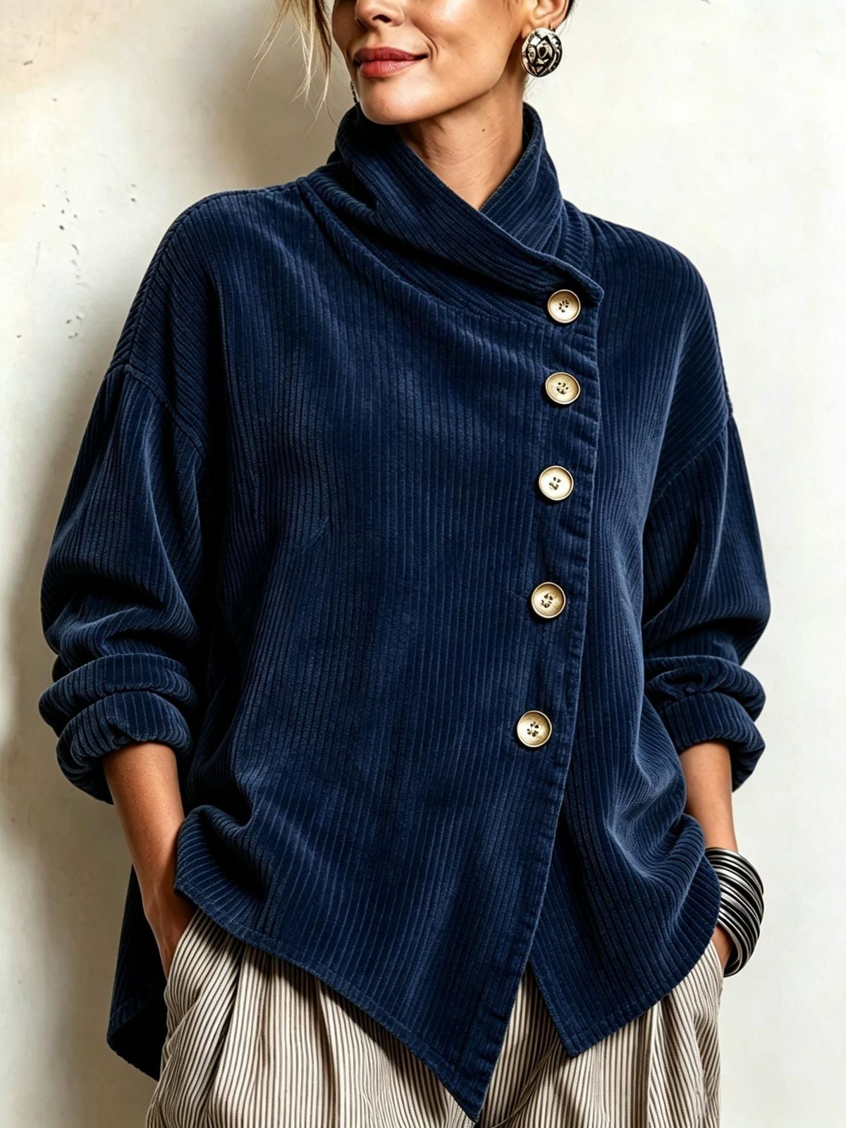 Claudia | Maglione in Velluto a Coste