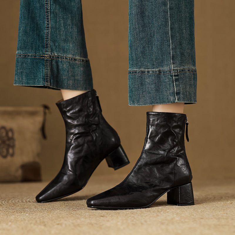 Serafina | Stivaletti in Vera Pelle