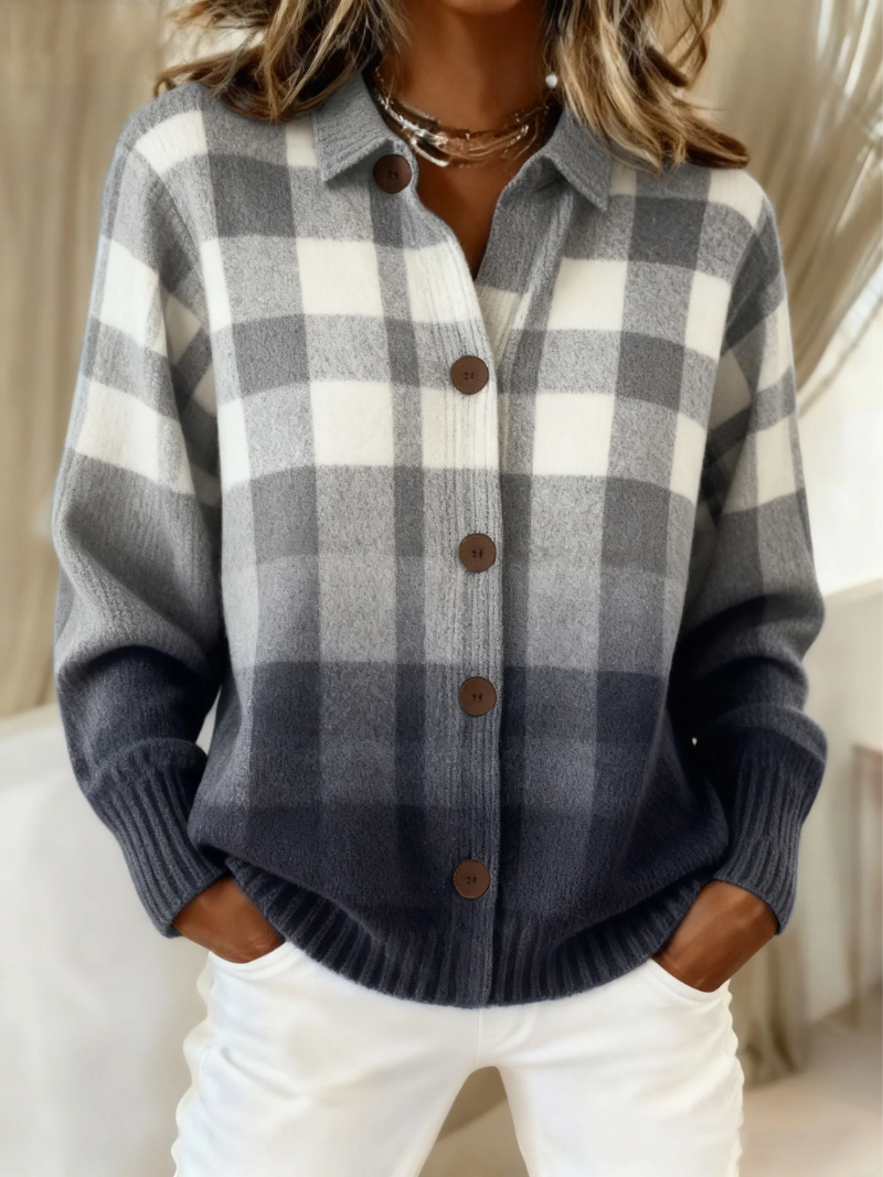Agnes | Cardigan a Quadri