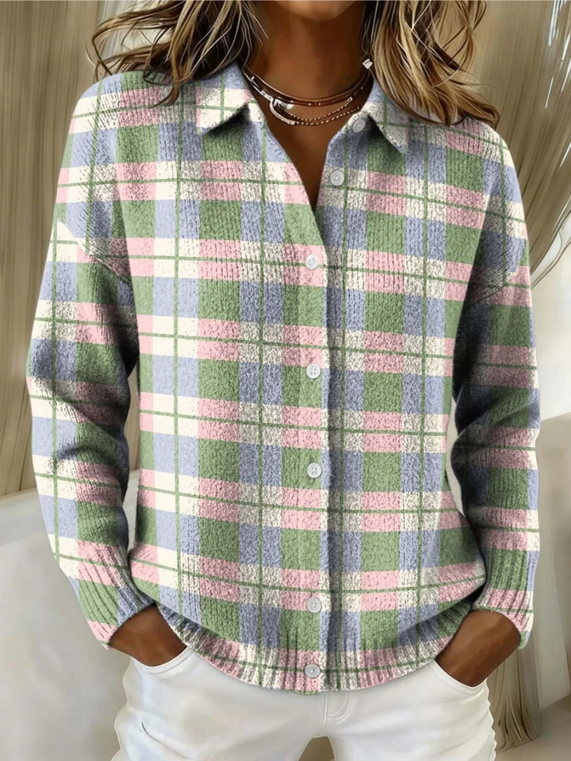 Margot | Cardigan a Quadri